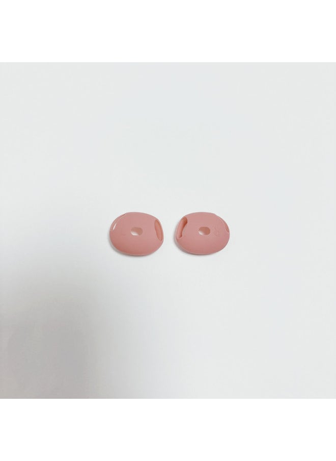 Generic - Suitable For Airpods 4 Ultra-thin Ear Cap Apple Bluetooth Headset Non-slip Earphone Cover 4 Generation Earmuffs Can Be Warehouse-Color:Bean Paste Powder-Applicable Models:AirPods4 - Image 1