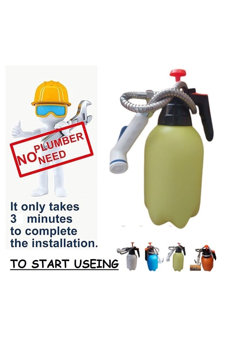 100% شطاف صحراوى للصحراء فى حال عدم وجود مصدر مية + شطاف للسفر فى حال عدم وجود شطاف للحمام (سهل التركيب من اى مصدر للمية ) - Image 5