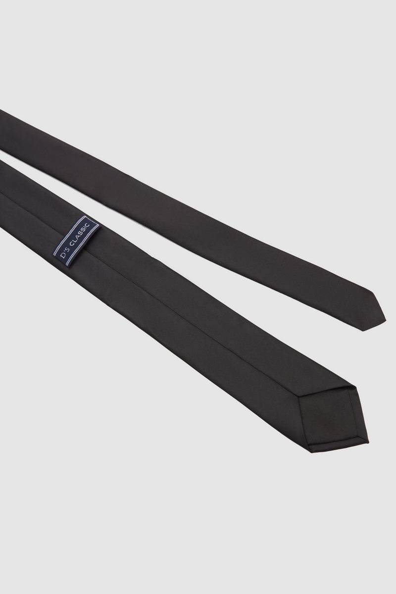 D'S DAMAT D'S Groom Black Plain 5.5 cm Tie 0HF15ORTKRDUZ  - Image 2