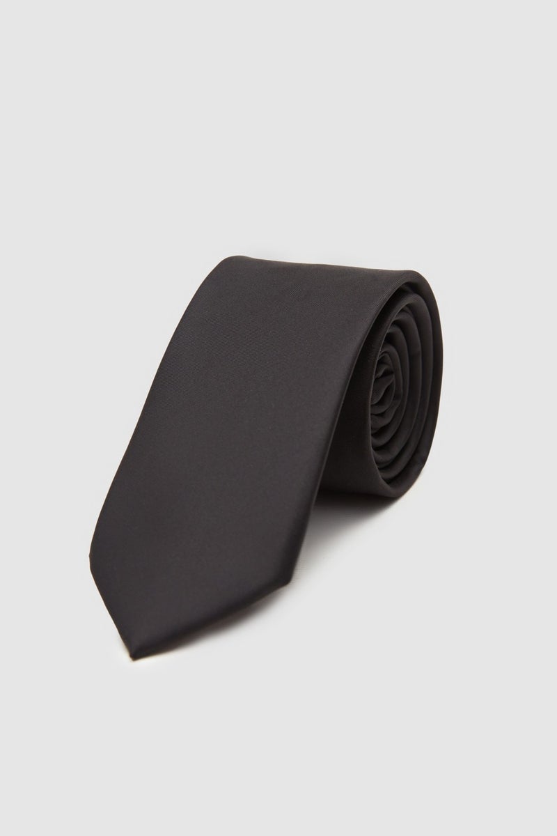 D'S DAMAT D'S Groom Black Plain 5.5 cm Tie 0HF15ORTKRDUZ  - Image 1