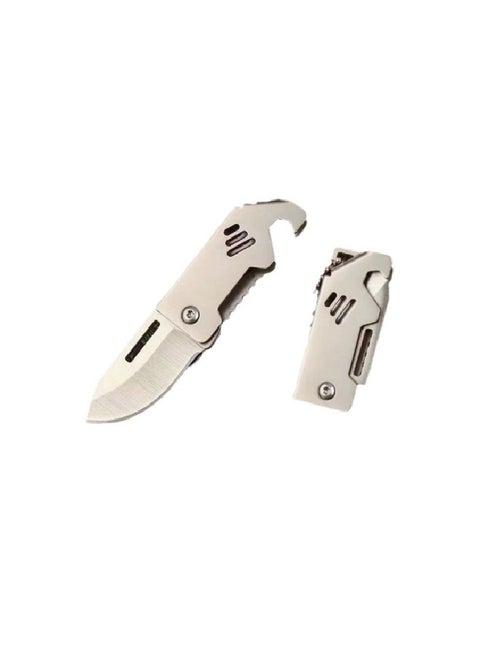 Portable Keychain Multi-Tool for Shipping Unboxing - Compact Outdoor Survival Fits Keyring