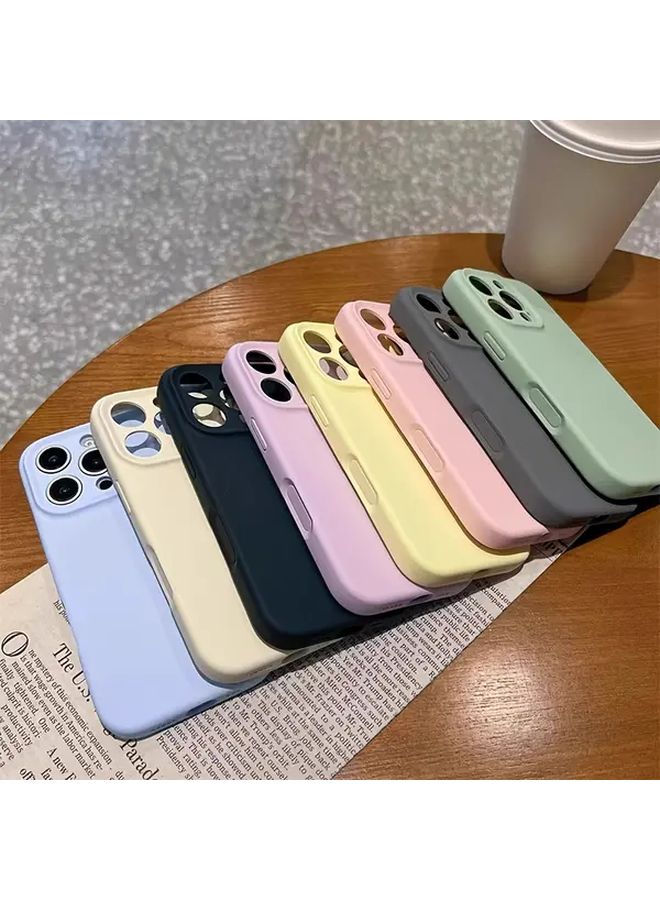 Light Yellow Matte TPU Case For iPhone 13 Pro Max Minimalist Shockproof Anti Fingerprint - Image 1