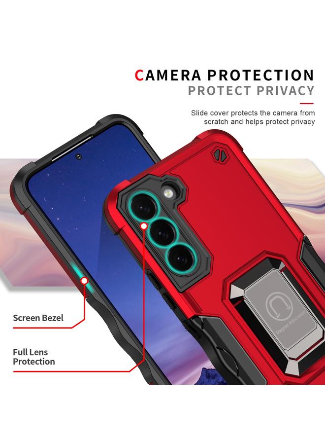 اس-توب جراب لهاتف Samsung Galaxy S23+ 5G مزود بحلقة وحامل هاتف مضاد للانزلاق ومقاوم للصدمات - Image 4