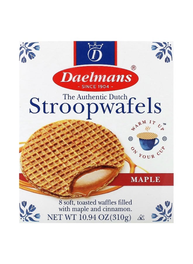 Daelmans Daelmans, Stroopwafels, Maple, 8 Waffles, 10.94 oz (310 g)  - Image 1
