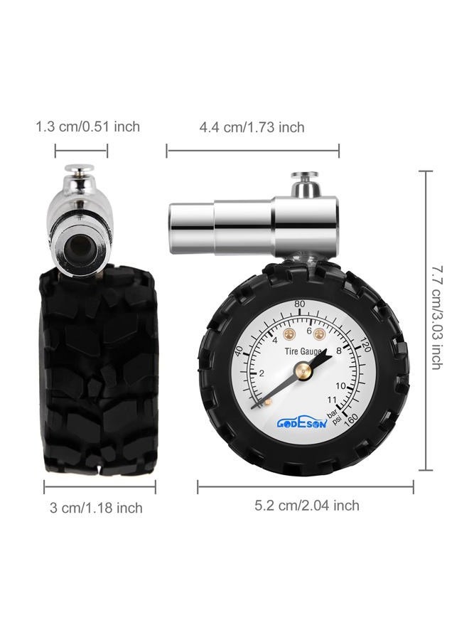 GODESON BicycleTire Pressure Presta Black GS12-ZBR11 - Image 3