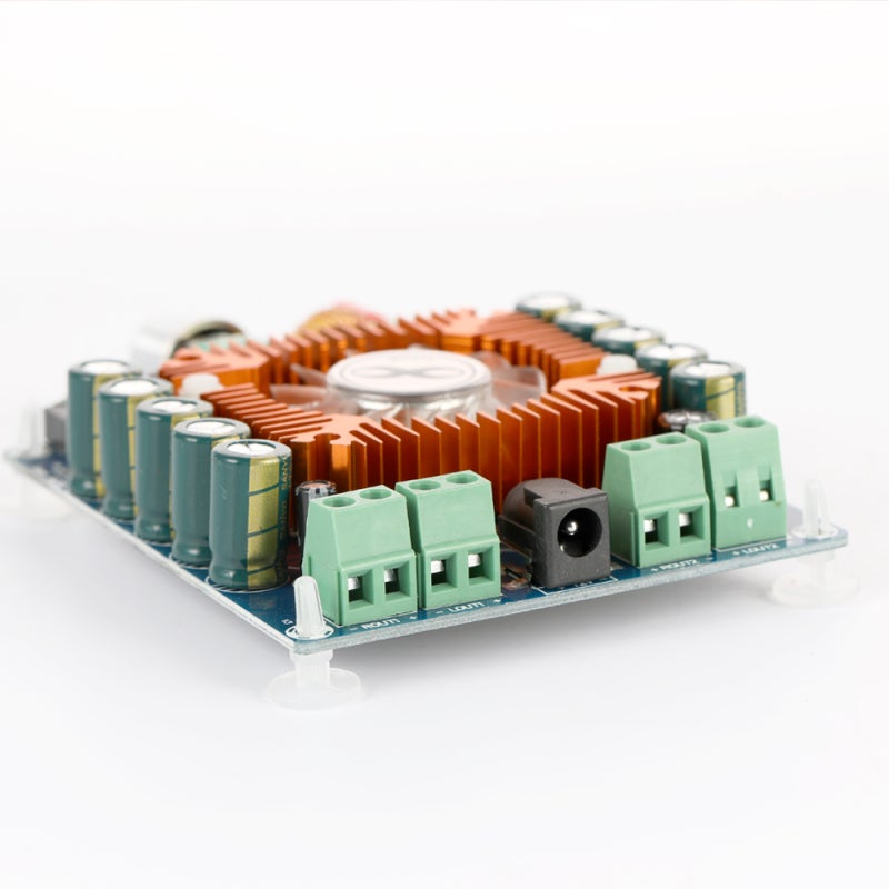 Audio Amplifier: 50W*2 Power Output, TDA7850 Chip For Hi-Fi Sound Quality - Intelligent Temperature Control Cooling System, Noise Reduction Isolation For Car Audio - Image 2