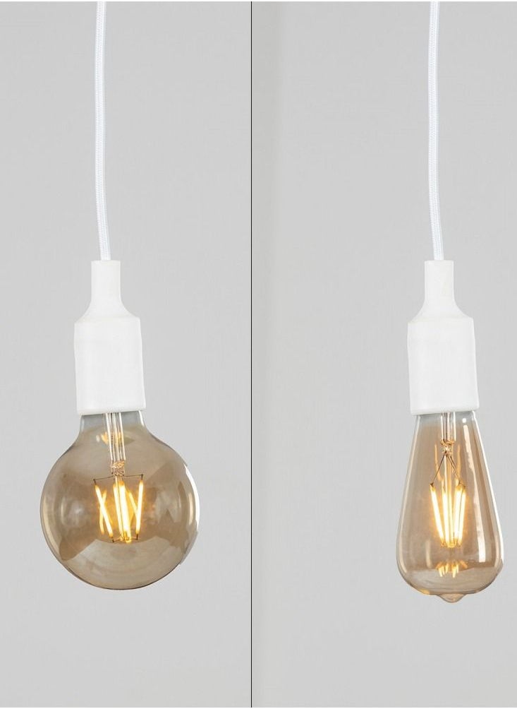 UCANDLE - Lamp holder with E27 elbow and hanging lighting cord - Image 1