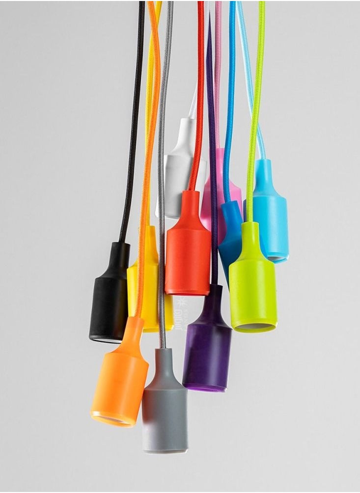 UCANDLE - Lamp holder with E27 elbow and hanging lighting cord - Image 1