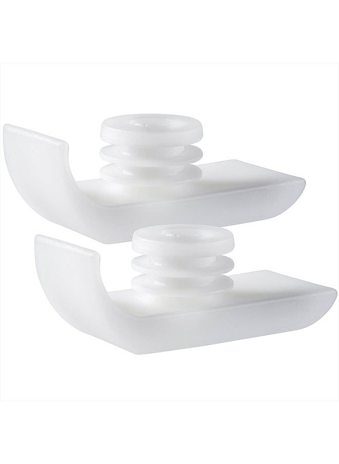 DMI Walker Ski Glides, Fit 1-Inch Legs, Eliminates Need To Lift Walker, 2 Count, FSA HSA Eligible  - Image 1