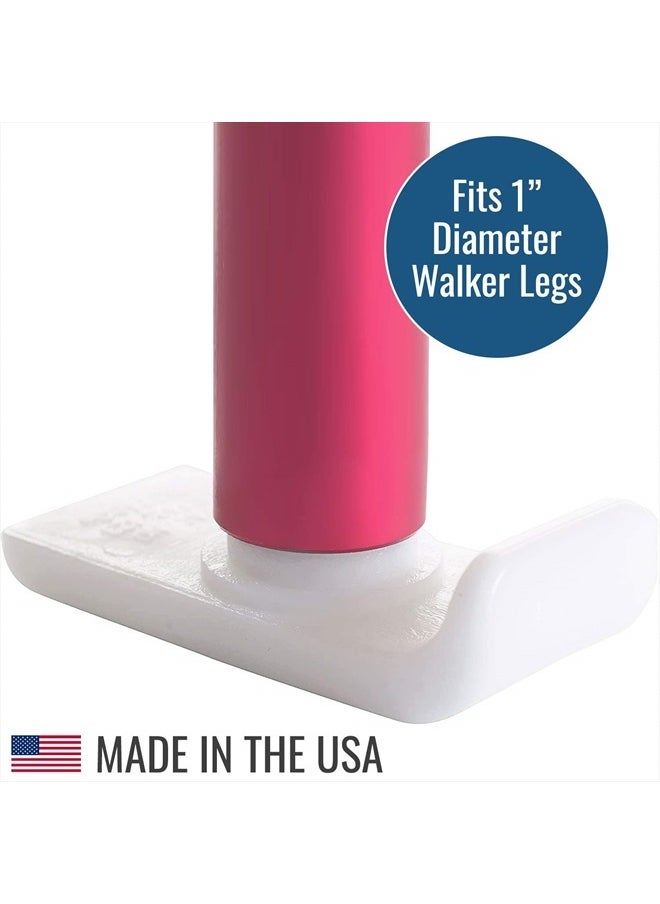 DMI Walker Ski Glides, Fit 1-Inch Legs, Eliminates Need To Lift Walker, 2 Count, FSA HSA Eligible  - Image 4