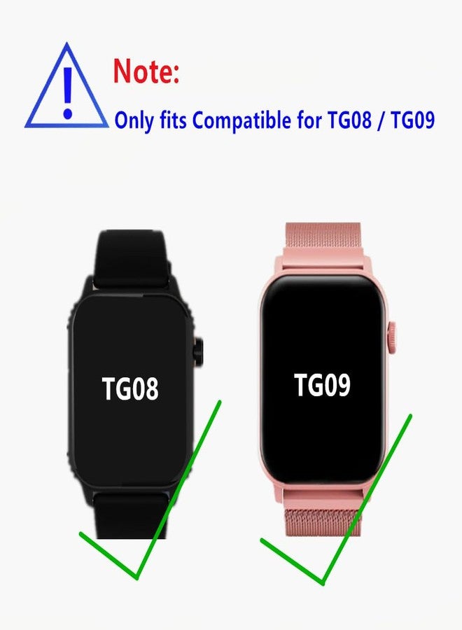 MIHENCE Screen Protector Compatible for Trendia TG09 / TRAUSI TG08 Smartwatch, HD TPU Protective Film for TG08 / TG09 1.83'' Smart Watches (6PCS) - Image 2