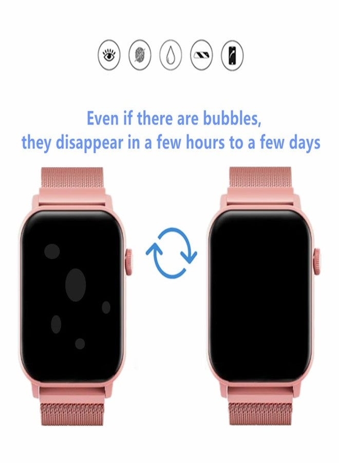 MIHENCE Screen Protector Compatible for Trendia TG09 / TRAUSI TG08 Smartwatch, HD TPU Protective Film for TG08 / TG09 1.83'' Smart Watches (6PCS) - Image 3