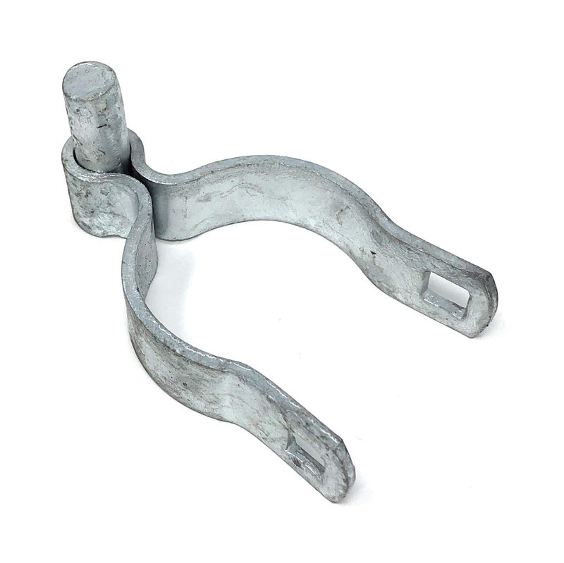FENCESMART4U Pressed Steel Chain Link Fence Post Hinge w/Bolt - (2 Sets Pack) (2-3/8") - Image 3