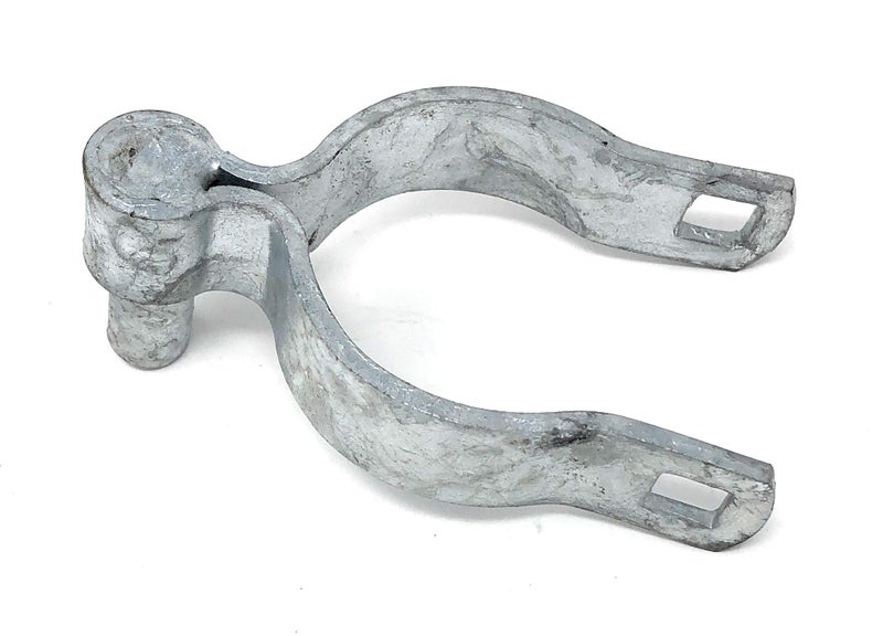 FENCESMART4U Pressed Steel Chain Link Fence Post Hinge w/Bolt - (2 Sets Pack) (2-3/8") - Image 5