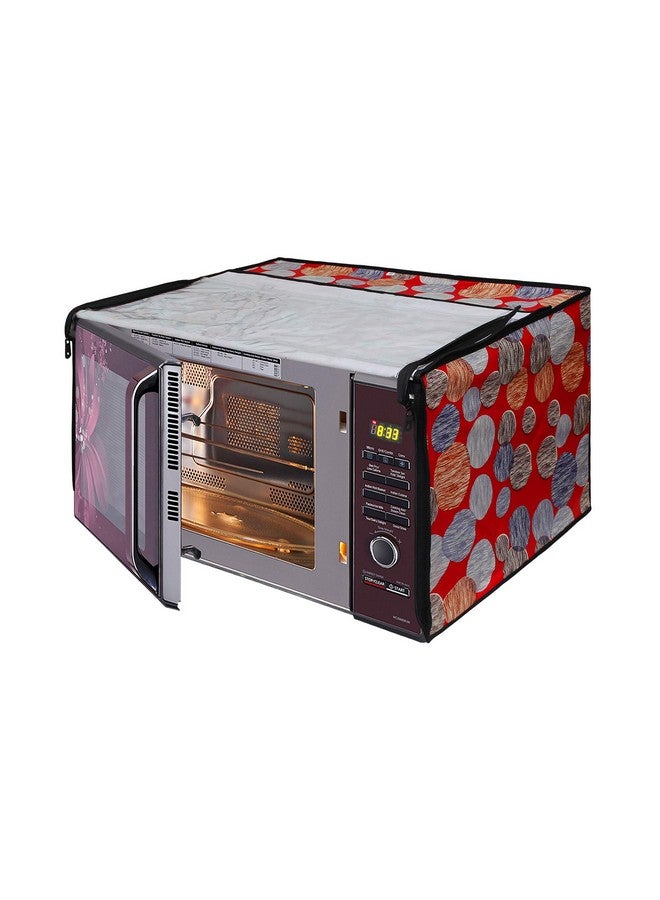 Lithara Printed Waterproof Microwave Oven Cover for IFB 30L Convection Microwave Oven 30FRC2 | Sams70 (Multicolor) - Image 2