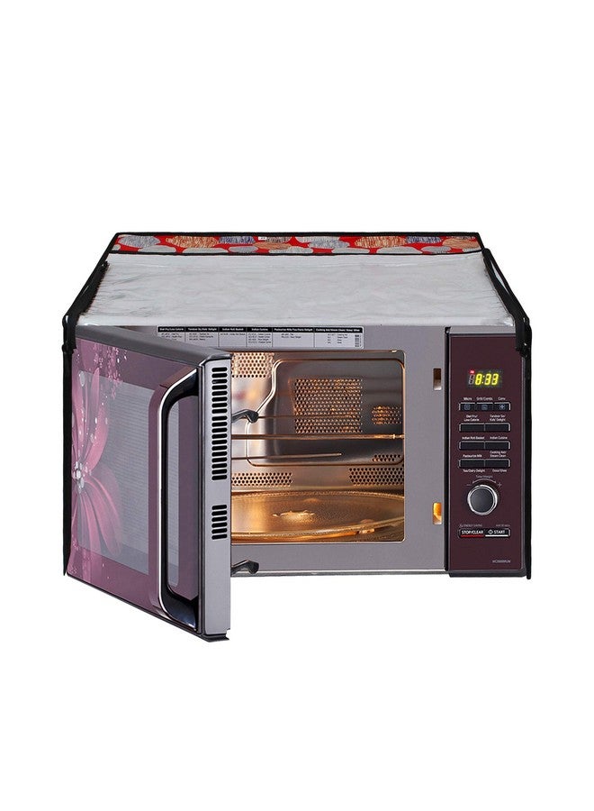 Lithara Printed Waterproof Microwave Oven Cover for IFB 30L Convection Microwave Oven 30FRC2 | Sams70 (Multicolor) - Image 3