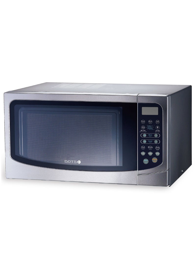 DOTS - Digital Microwave Oven 43L – 1500W Power – Smart Key – Grill & Defrost Functions – Digital Timer – Large Capacity - Image 1