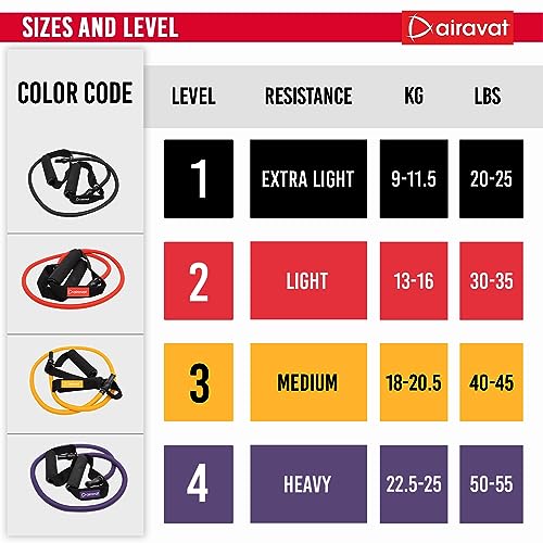 AIRAVAT 4501 Level-4 Resistance Tube (Purple) - Image 2
