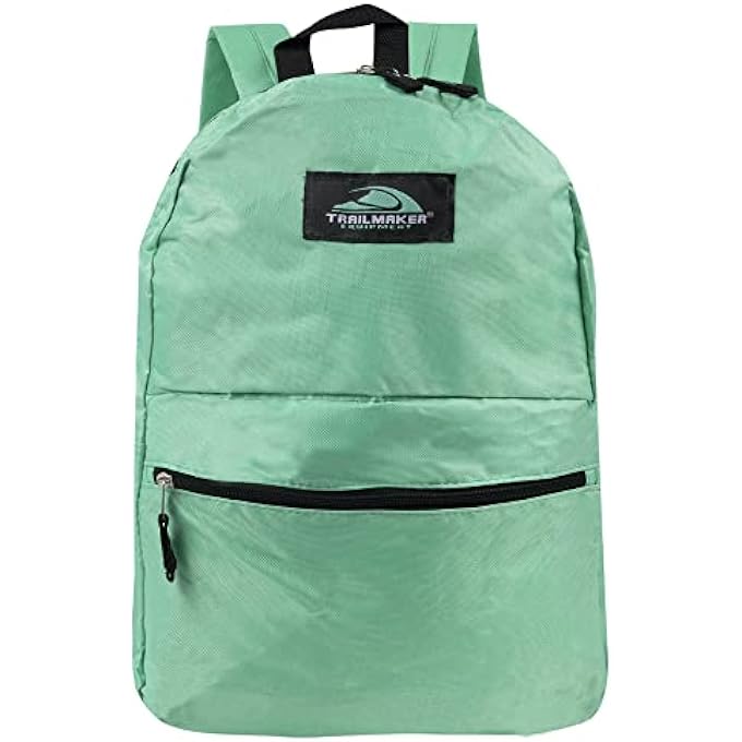 Trailmaker Classic Vintage Backpack for Adults and Kids with Adjustable Padded Shoulder Straps - Image 3