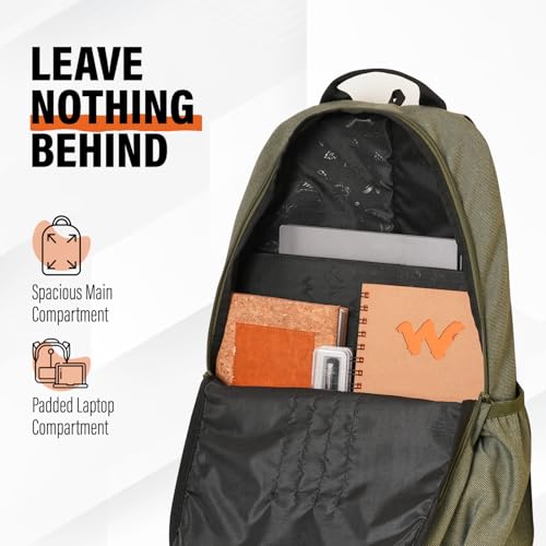 Wildcraft Polyester Backpack for Unisex Expedition LPBP 35 4 Compartment Laptop Backpack | Unisex Durable Lightweight & Stylish Ideal for Travel School Work & Daily Use (Blk_Twill),Grey - Image 3