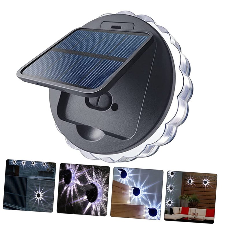 2 Pack Solar Outdoor Wall Lights For Garden Pathway And Patio Weather Resistant - Image 5