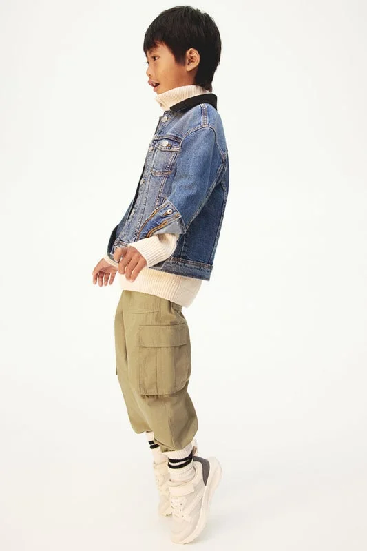 H&M Cotton cargo trousers