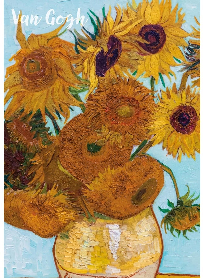 Van Gogh Lined Notebook: Plastic Free Packaging  - Image 1