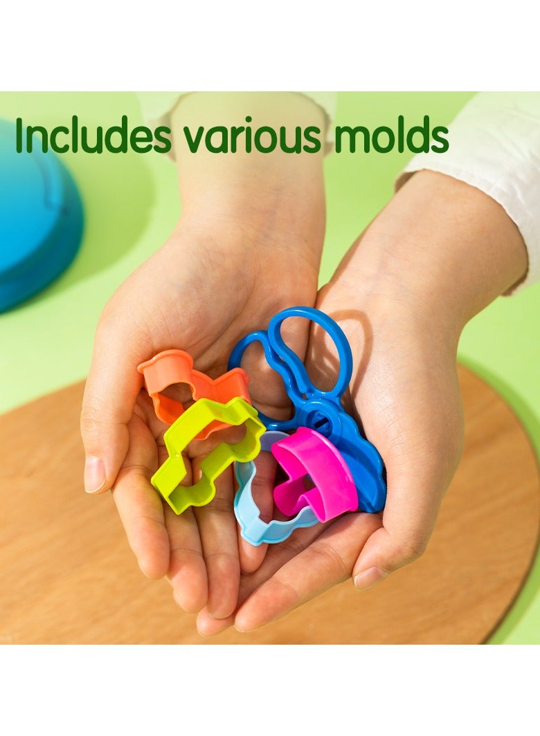 Deli ED75346 Dough Set - 12 colors - ideal for creative play and modeling - Image 4