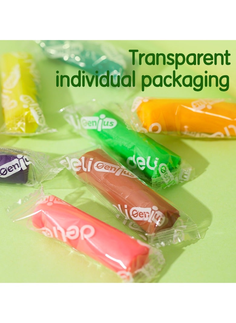 Deli ED75346 Dough Set - 12 colors - ideal for creative play and modeling - Image 2