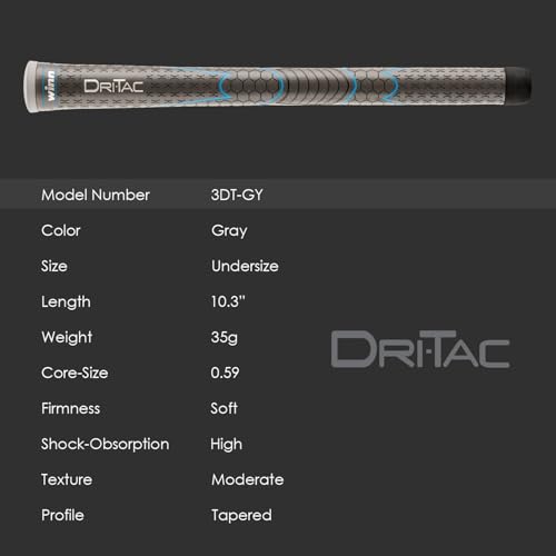 WINN DRI-TAC LADIES Golf Grip, Non-Slip & Cushioned Comfort, Moisture-Wicking & Shock Absorption, AVS Technology, Hand Alignment & Lighter Grip Pressure, Tacky in All Weather, Ideal for Female Golfers - Image 5