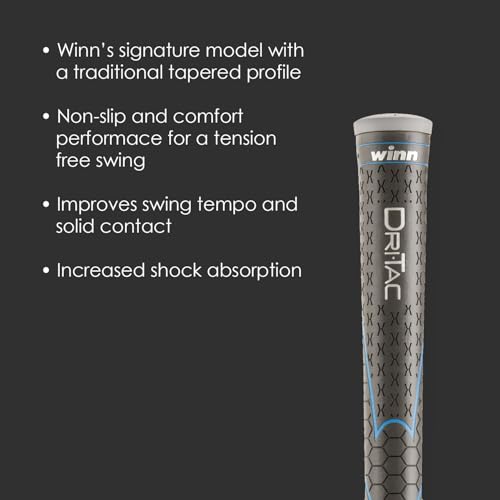 WINN DRI-TAC LADIES Golf Grip, Non-Slip & Cushioned Comfort, Moisture-Wicking & Shock Absorption, AVS Technology, Hand Alignment & Lighter Grip Pressure, Tacky in All Weather, Ideal for Female Golfers - Image 4
