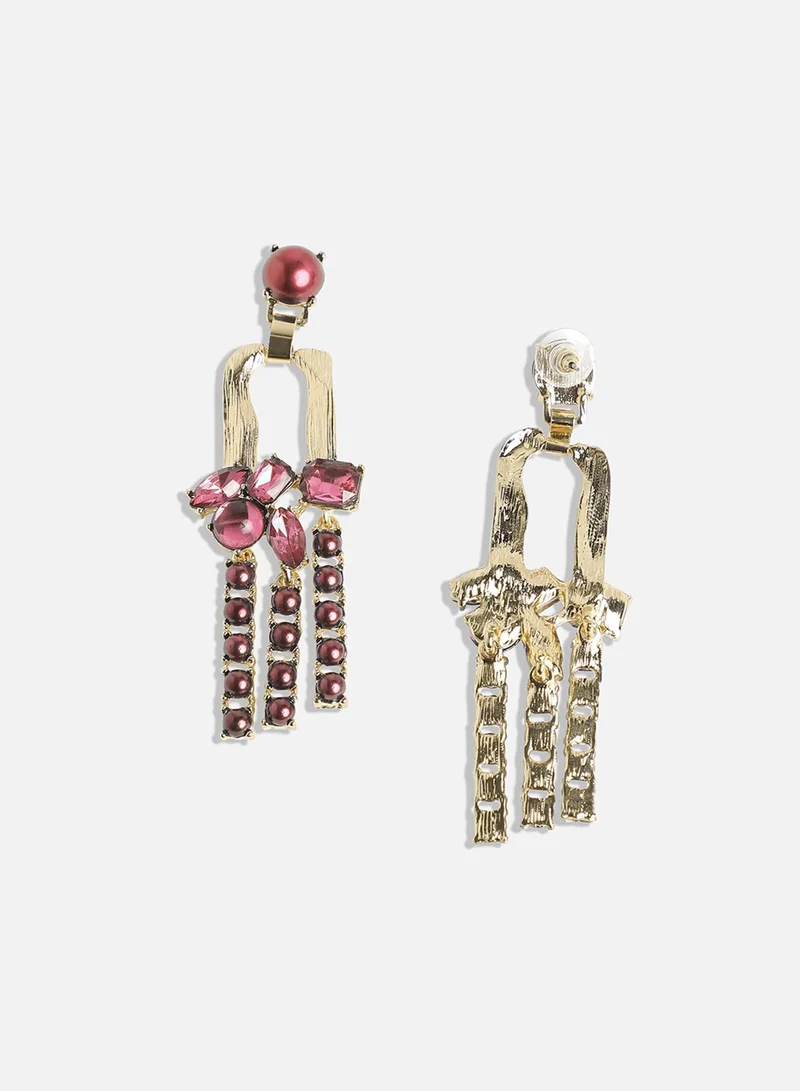 SOHI Contemporary Artificial Drop Earring Jewellery