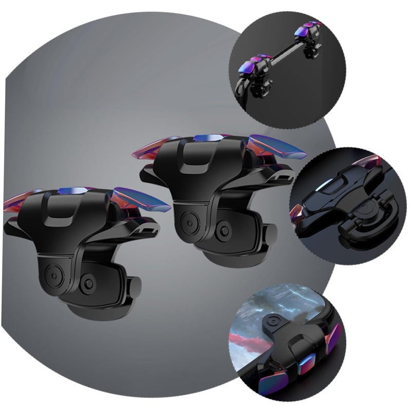 Metal Mobile Game Controller Trigger Pair Lightweight Gaming Accessory Enhances Shooting Experience Easy Installation - Image 3
