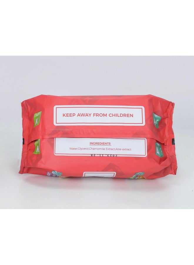 B.B. Klean Flushable Baby Wipes | Hypoallergenic | Sensitive Skin | Thick & Absorbent | Durable | Unscented | 99.9% Water | Eco-Friendly | 80 Wipes Inside (4) - Image 2