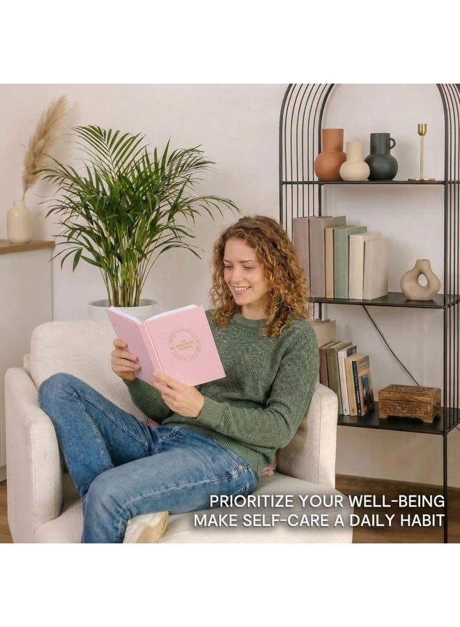 &And Per Se Wellness Journal – 91-Day Guided Self Care & Mental Health Planner | Track Sleep, Diet & Goals with Lay-Flat Hardcover | Gift-Ready, Undated (Blush) - Image 4