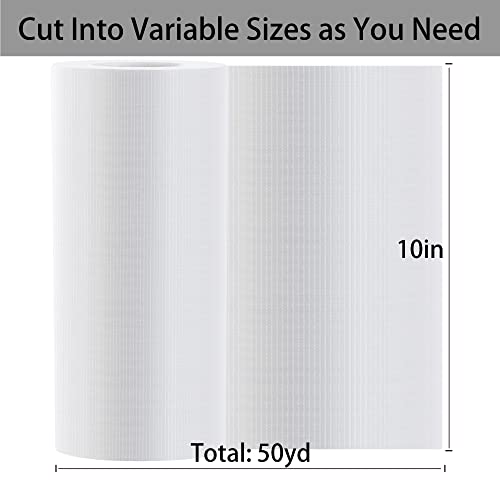 Seneme Water Soluble Stabilizer for Embroidery Topping Film (10 in x 50 yd Roll), Seneme 35um Clear Embroidery Stabilizers - Wash Away Embroidery Stabilizer for Machine Embroidery Stabilizer and Hand Sewing - Image 2