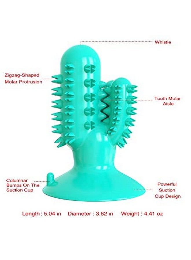 لعبة عائمة مقاومة لعض الكلاب تصدر صوت صرير، عصا سوبر مولار، فرشاة أسنان للكلاب، ألعاب حيوانات أليفة على شكل صبار (اللون حسب التوافر) - Image 4