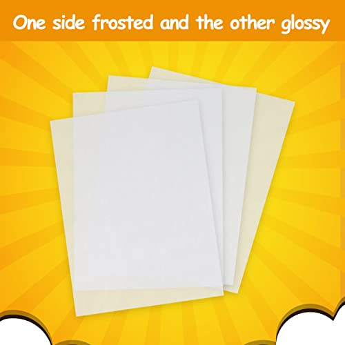 Csyidio 20 Pieces Printable Shrink Plastic Sheets, Shrink Films Papers for Mother's Day, Thanksgiving, Christmas Presents, Kids Creative Craft Projects, 11.6 x 8.2 inches - Image 4