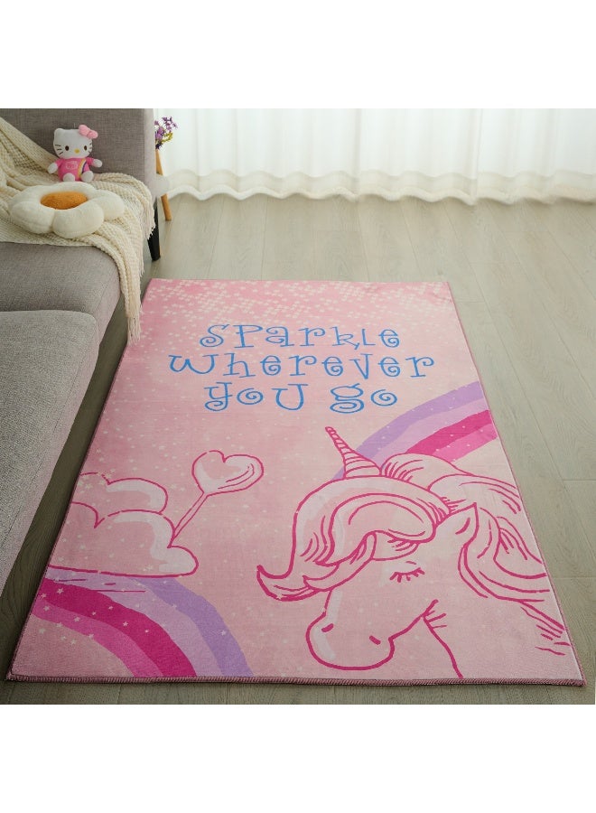 Home Box Ivy Meadows Ben Sparkle Printed Flannel Rug 110 x 160 cm  - Image 2