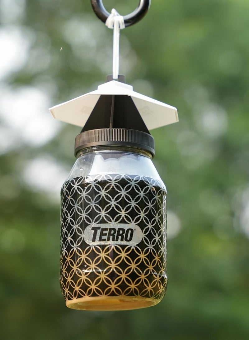 مصيدة ذباب قابلة لإعادة الاستخدام مع عبوة طُعم ذباب وتعليق قوي - Image 3