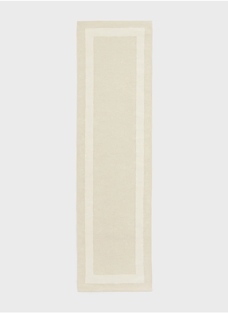 اتش اند ام Flat Weave Cotton Runner Rug