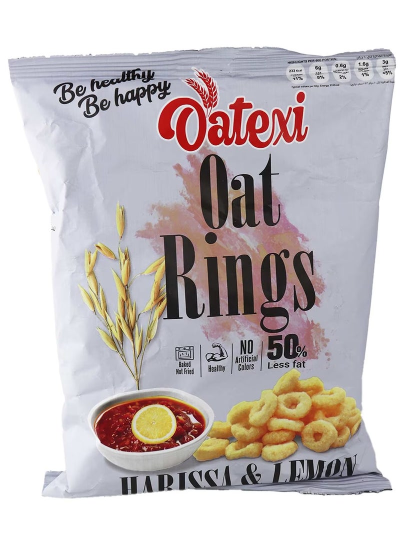 Oatexi Harissa and lemon Oat Rings - 60 grams 