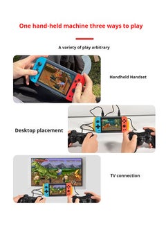 Powkiddy X51 Handheld Game Console Retro Video Game Console Built-in 5700 Games, 5-inch Linux Open Source Game Console Portable Gaming Console for Gameboy 64G (Black)  - Image 3