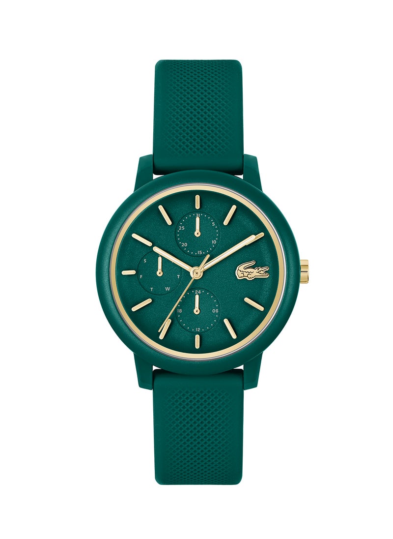 LACOSTE - Women's Analog Round Shape Silicone Wrist Watch 2001329 - 38 Mm - Image 1