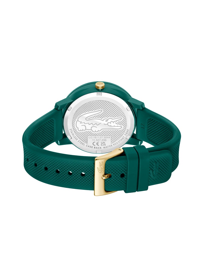 LACOSTE - Women's Analog Round Shape Silicone Wrist Watch 2001329 - 38 Mm - Image 1