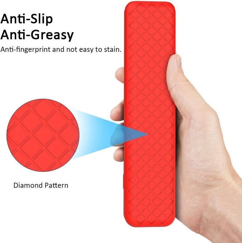 Raya غطاء سيليكون متوافق مع جهاز التحكم عن بعد Sony TV RMF-TX811D / TX900 MG3 / TX800U 2024 BRAVIA سلسلة غلاف واقي [جهاز التحكم غير متضمن] (أحمر) - Image 4