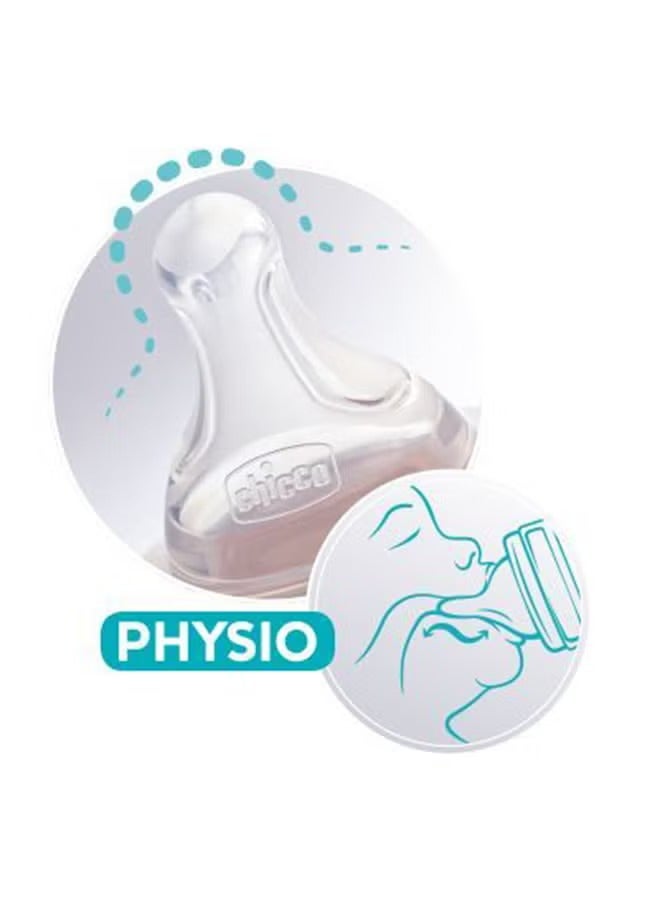 Chicco Wellbeing Anti-Colic Glass Feeding Bottle 150ml  - Image 4