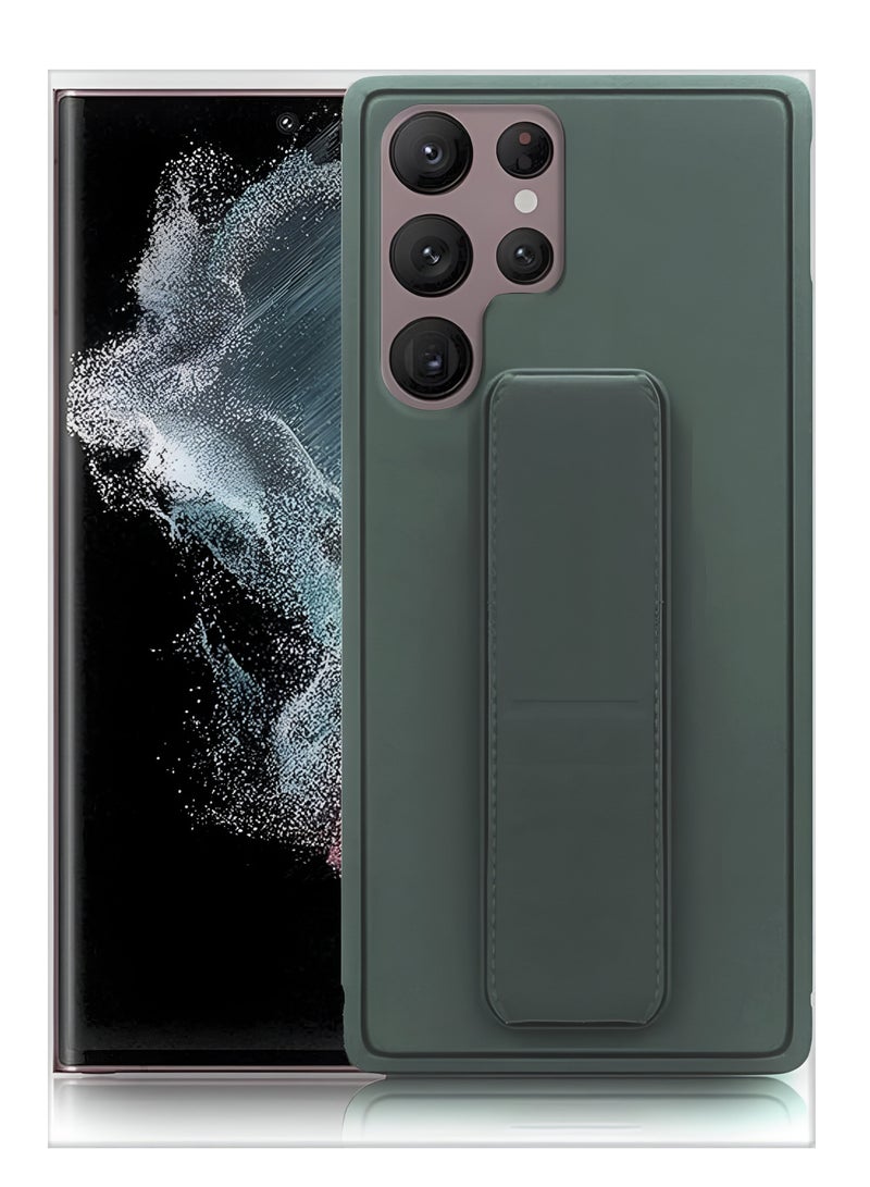 BORTONY Samsung Galaxy S25 Ultra Rotational Metal Ring Case Cover With Kickstand Shockproof Bumper Matte Finish  Case Anti Fingerprint Magnetic Car Mount Cover Samsung Galaxy S25 Ultra - Image 1