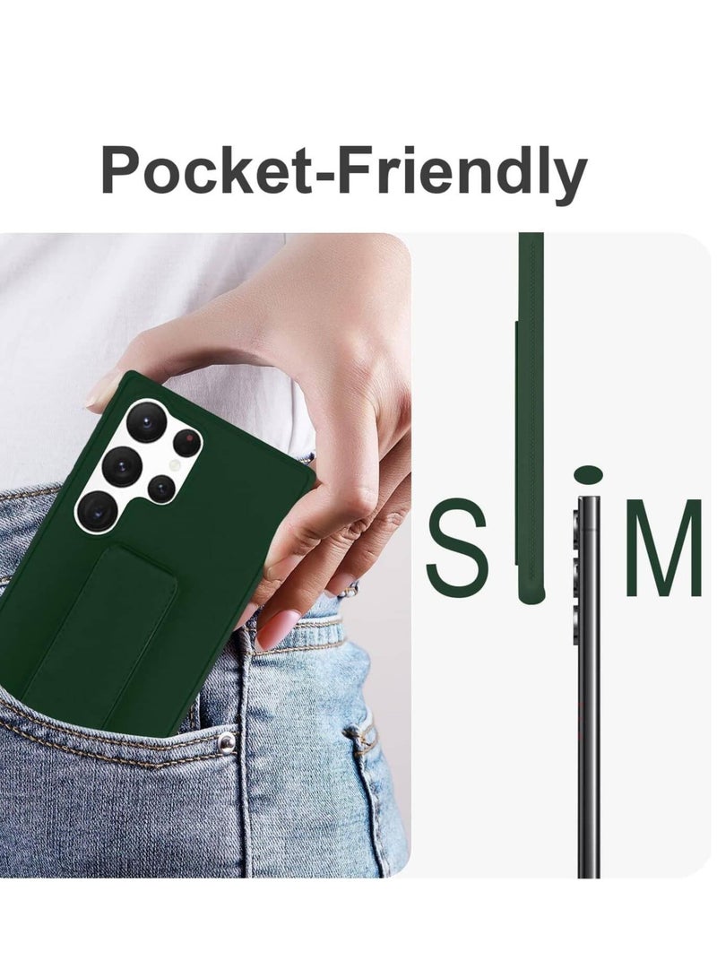 BORTONY Samsung Galaxy S25 Ultra Rotational Metal Ring Case Cover With Kickstand Shockproof Bumper Matte Finish  Case Anti Fingerprint Magnetic Car Mount Cover Samsung Galaxy S25 Ultra - Image 3