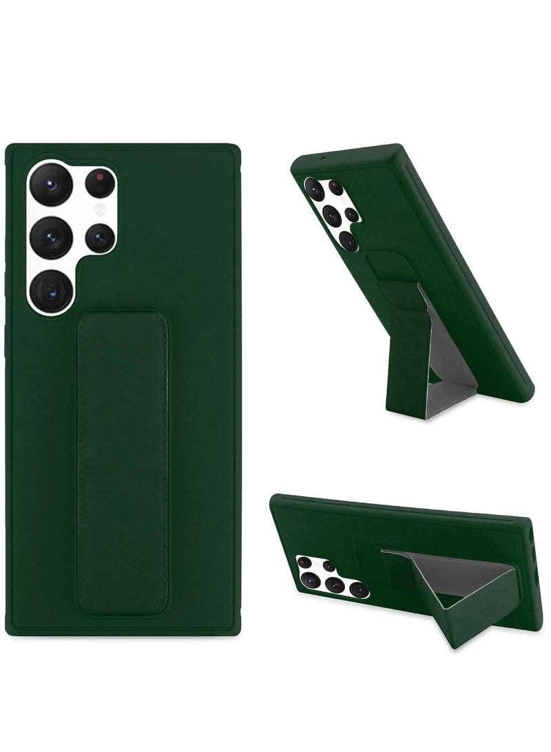 BORTONY Samsung Galaxy S25 Ultra Rotational Metal Ring Case Cover With Kickstand Shockproof Bumper Matte Finish  Case Anti Fingerprint Magnetic Car Mount Cover Samsung Galaxy S25 Ultra - Image 5